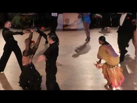 00259 Latvia Open 2012 WDSF Latin 1/8 Pasodoble - Nikolay Chernov & Evgenia Florinskaya