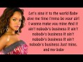 Rihanna Ft Chris Brown Nobody S Business Lyrics