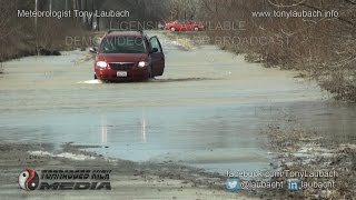 preview picture of video '01/07/2015 Pulaski, IL - Cache River Flooding'