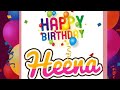 HEENA Happy Birthday Status Birthday Wishes For Heena