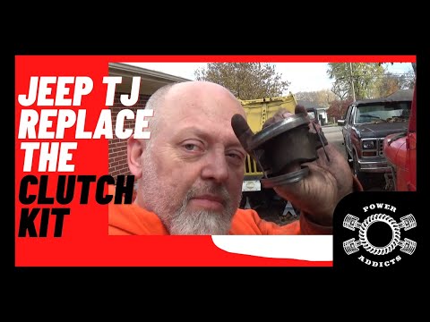 Jeep Wrangler TJ Clutch replacement #jeepclutch #poweraddictscrew