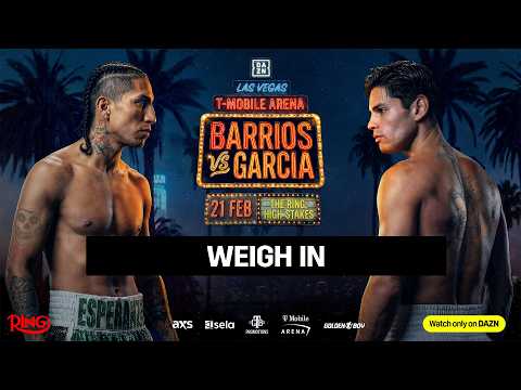 Mario “El Azteca” Barrios vs. “King” Ryan Garcia | Weigh In