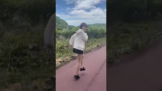 【ミニスカ女子】スキップ？を真剣にやってみた