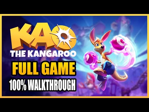 Kao The Kangaroo 🦘 Full Game 100% Walkthrough Gameplay PS5 🥊 All Crystals, Scrolls, Gems