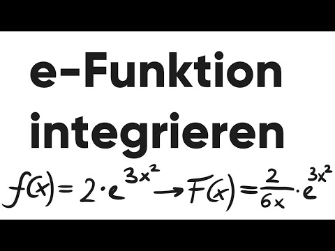 e-Funktion Integrieren | Klammern integrieren | Analysis Matheabi Kurs