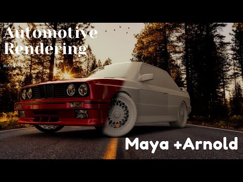 Maya + Arnold Car Rendering made easy