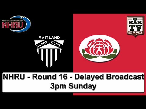 2015 NHRU - Round 16 - Delayed Broadcast - Maitland v Waratah