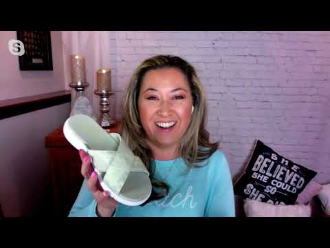 Ryka Cross Band Slide Sandals - Malin on QVC