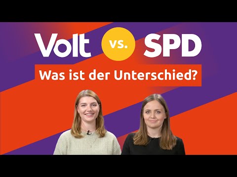 Volt vs. SPD - Was ist der Unterschied? Parteien im Vergleich