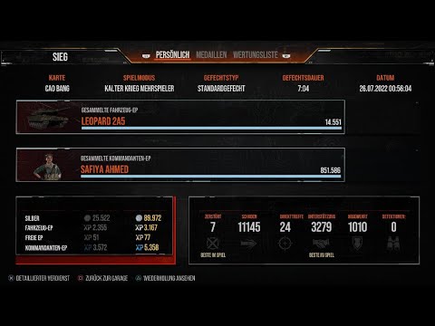 WOT Console / Cao Bang / Leopard 2A5 / 7 Kills / 14,4k Comb