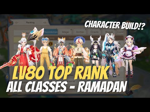 Lv80 Character Build All Classes from Top Rank at Ramadan Server - Cloud Song