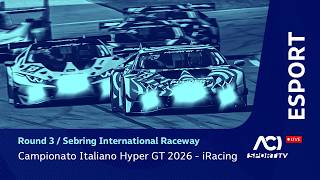 🔴 LIVE! Campionato Italiano ACI Esport Hyper GT Theway 2026 iRacing | Round 3 / 