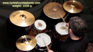 Video thumbnail for Anatolian Diamond Impact Crash 18"  weight: 1539 g. by Dlikin Drums Production