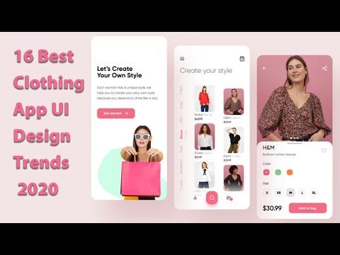 Best 16 Clothing  App  UI Design Inspiration | Clothing app design trends 2020 | UI animation