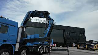 شاحنة قلابة Mercedes-Benz ACTROS 4155 8x4 Palfinger PK 78002 Fly Jib 5th | صورة 4 - Autoline