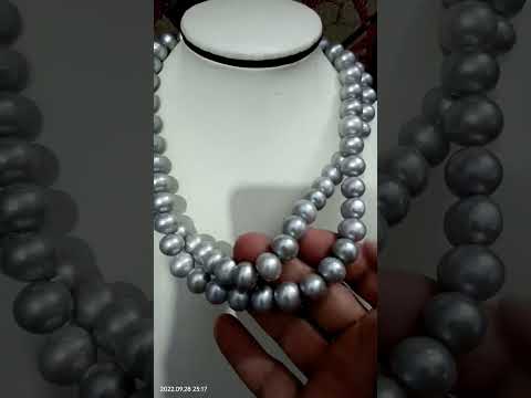 More colors round australian pearl necklace