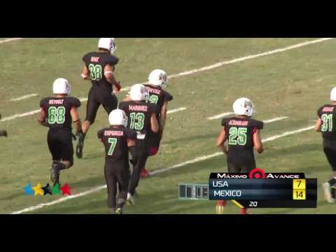 HIGHLIGHTS FINAL MEXICO VS USA - 2nd World University American Football Championship 2016