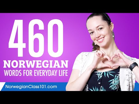 460 Norwegian Words for Everyday Life - Basic Vocabulary #23