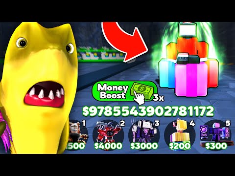 Admin Gave Us INFINITE MONEY Ability in Toilet Tower Defense!