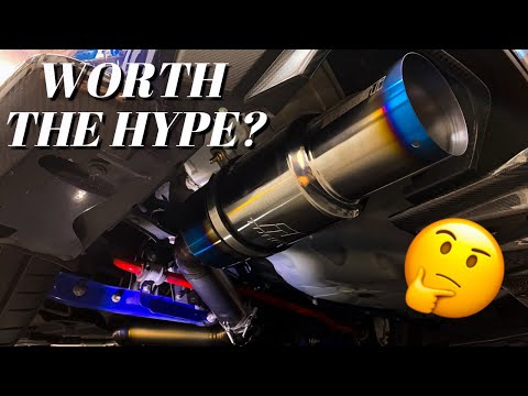 Installing A Tomei Titanium Exhaust On My STI | COLD START & DRIVING CLIPS!