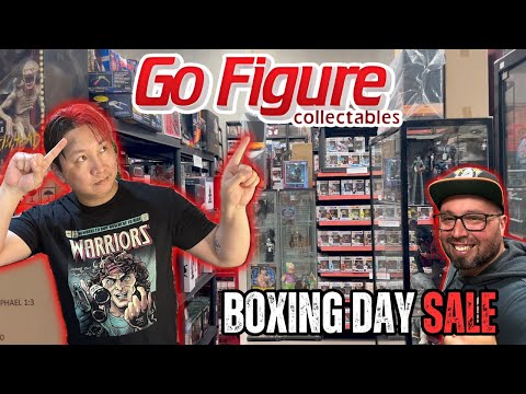 Boxing Day Shopping at GO FIGURE COLLECTABLES