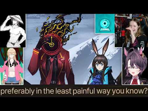 streamers react to dante's request + sinners aurafarming (limbus company x arknights)