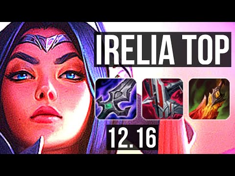 IRELIA vs UDYR (TOP) | 14/1/7, 8 solo kills, Legendary, 1200+ games | EUW Diamond | 12.16