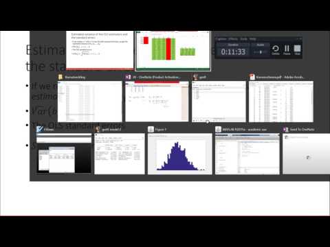 The properties of the OLS estimator