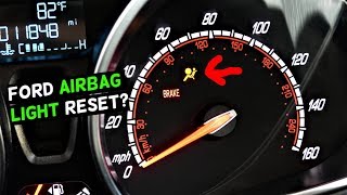 HOW TO TURN OFF AIRBAG LIGHT ON FORD with NO TOOLS Air Bag Reset