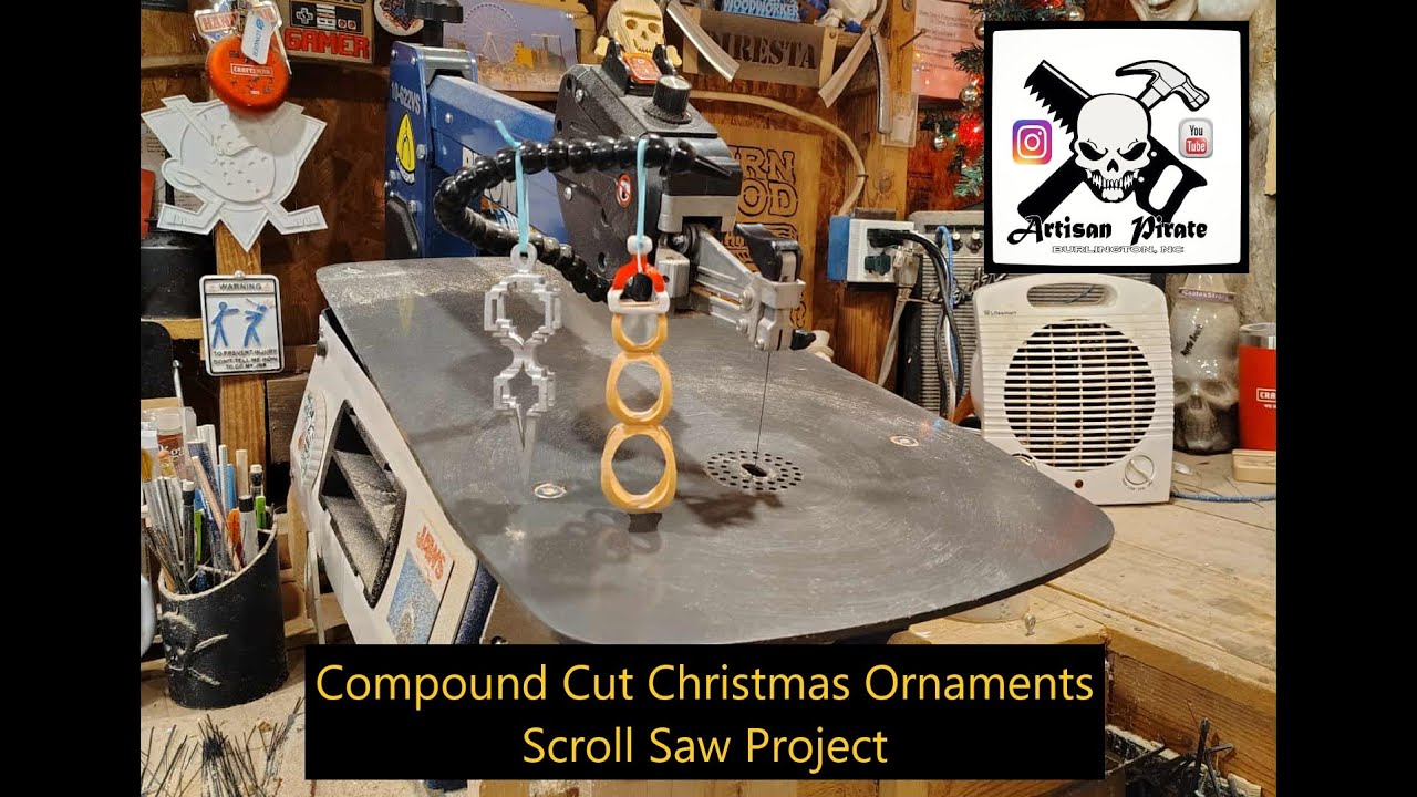 Compound Cut Christmas Ornaments, Scroll Saw Project, A Step By Step Guide