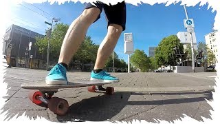 Globe Big Blazer Cruiser Board Skateboard in City GoPro Test Casual Ride