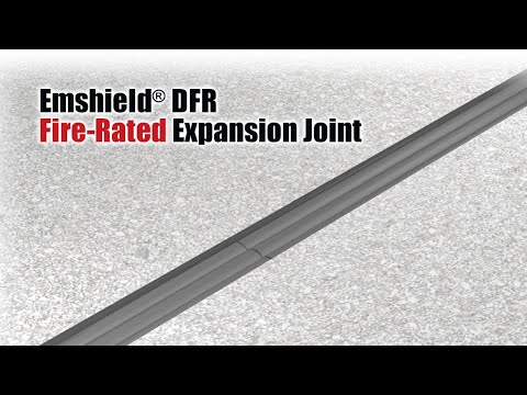EMSEAL Emshield® DFR Fire-Rated Deck & Floor Expansion Joint