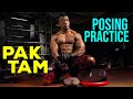 PAK TAM (Badang Malaysia) - Posing Routine Practice