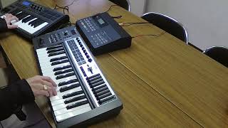 Video thumbnail for Blue & White ( Original ) / Roland PCR-300 M-AUDIO Axiom25 KAWAI ACR-20 by たっくんコード