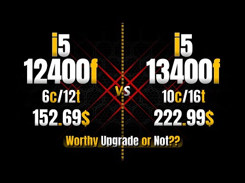 i5 12400f vs i5 13400f - 15 Games Tested | Which one to buy??