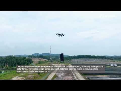 DJI FlyCart 30: Revolutionizing Solar Panel Delivery by Air