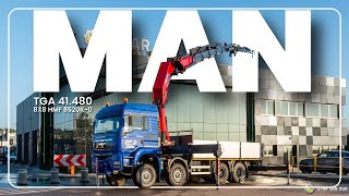 MAN TGA 41.480 8x8 HMF 8520K-0 Fly JIB Crane 2018 フラットベッドトラック販売用 - 画像 4 | Autoline JP MAN TGA 41.480 8x8 HMF 8520K-0 Fly JIB Crane 2018 フラットベッドトラック | 画像 4 - Autoline
