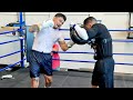 JOSEPH DIAZ DISPLAYS 135 POWER! THROWS KNOCKOUT SHOTS DAYS AWAY FROM JAVIER FORTUNA FIGHT