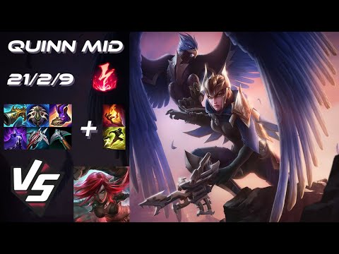 MID Quinn vs Katarina - EU Challenger Patch 25.S3.1