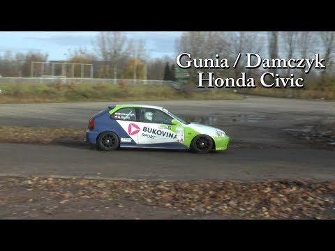 Szombierki Rally Cup 2019 - Runda 4 - Grzegorz Gunia / Mirosław Damczyk - Honda Civic