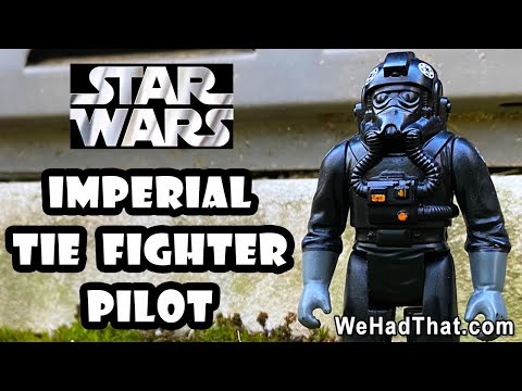 Imperial Tie Fighter Pilot Vintage Star Wars action figure review Kenner 1982 Empire Strikes Back