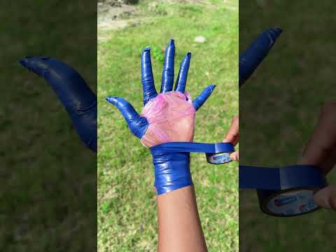 The Boy Shows SURVIVAL Skills: Made Gloves to Get a Ball Out of the Thorns! 🧤🌵