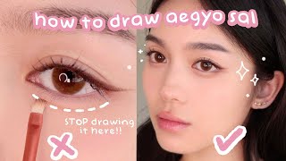 How to Draw Aegyo Sal for Beginners (different shapes, mistakes to avoid)