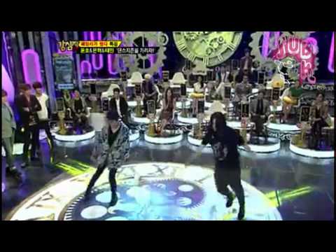 121113 Strong Heart Ep 154 "Eunhyuk dancing Only One with ShinDong "