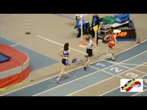 Belgian athletics U23 indoor championships 800m women