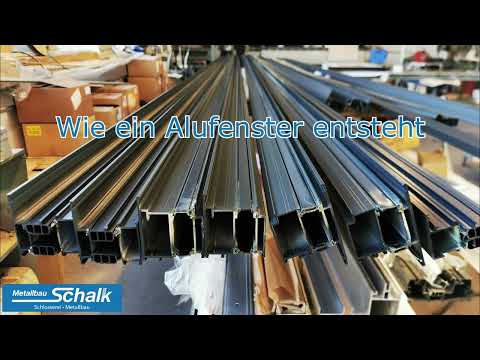 Wie ein Alufenster entsteht.