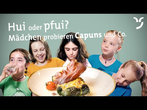 Hui oder pfui? Kinder testen Capuns, Maluns und Pizzoccheri