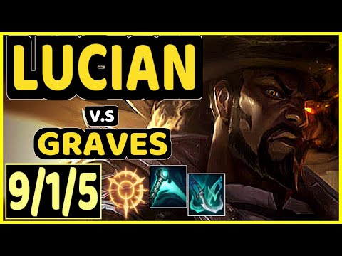 MICAO (LUCIAN) vs GRAVES - 9/1/5 KDA BOTTOM ADC GAMEPLAY - BR Ranked GRANDMASTER
