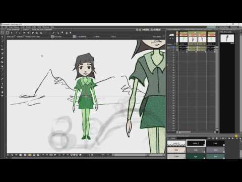 Opentoonz Tutorial 18 Cutout Rigging Using Plastic (Part 6)