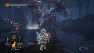 「【DARK SOULS 3】装備重量100％超え縛りカンスト攻略ボス撃破シーン！＃24！闇喰らいのミディール戦！